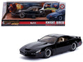 1982 Pontiac Firebird Trans Am Black with Light K.I.T.T. 'Knight Rider' (1982) TV Series 'Hollywood Rides' Series 1/24 Diecast Model Car by Jada