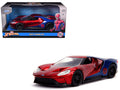 2017 Ford GT 'Spider-Man' Theme 'Marvel' Series 1/32 Diecast Model Car by Jada