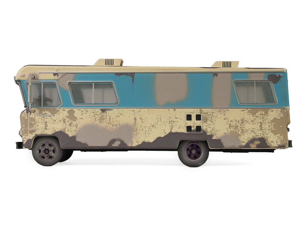 1972 Condor II RV (Recreational Vehicle) 'Going on Vacation' Evergreen (Weathered) 'Hobby Exclusive' Series 1/64 Diecast Model Car by Greenlight