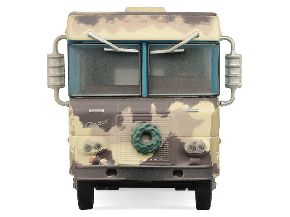 1972 Condor II RV (Recreational Vehicle) 'Going on Vacation' Evergreen (Weathered) 'Hobby Exclusive' Series 1/64 Diecast Model Car by Greenlight