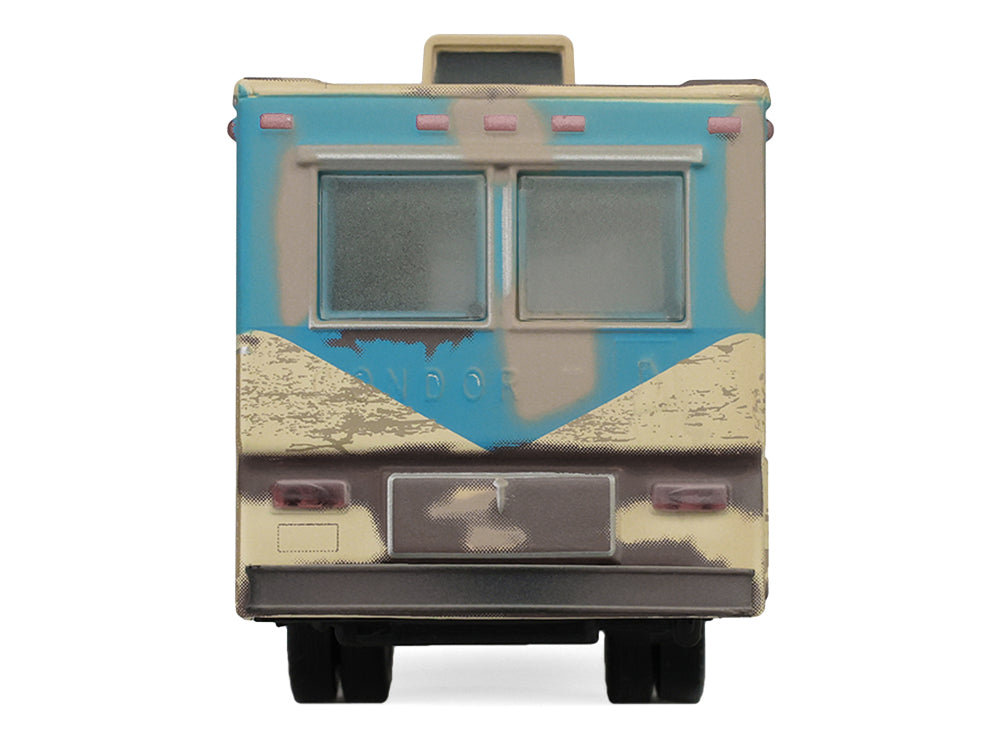 1972 Condor II RV (Recreational Vehicle) 'Going on Vacation' Evergreen (Weathered) 'Hobby Exclusive' Series 1/64 Diecast Model Car by Greenlight