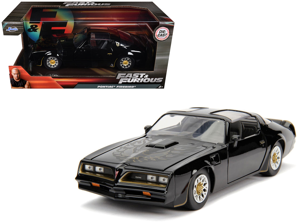 Tego’s 1977 Pontiac Firebird Black 'Fast & Furious' Movie 1/24 Diecast Model Car by Jada