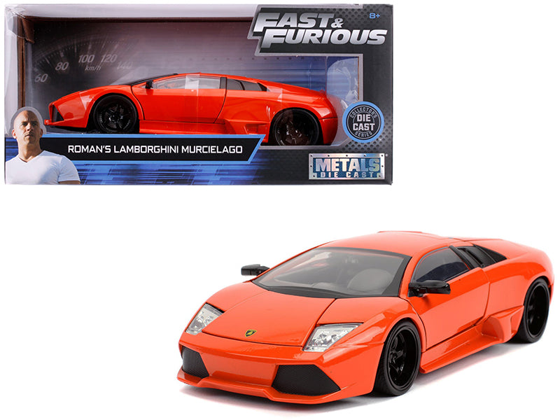 Roman's Lamborghini Murcielago Orange 'Fast & Furious' Movie 1/24 Diecast Model Car by Jada