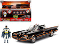 Model Kit Classic Batmobile Black with Batman Diecast Figure 'Batman' (1966-1968) TV Series 'Build N' Collect' 1/24 Diecast Model Car by Jada