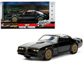 1977 Pontiac Firebird Black 'Smokey and the Bandit' (1977) Movie 'Hollywood Rides' Series 1/32 Diecast Model Car by Jada