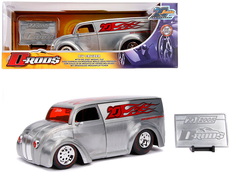 Div Cruizer Van Metal Raw 'D-Rods' 'Jada 20th Anniversary' 1/24 Diecast Model Car by Jada