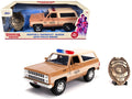 Hopper's Chevrolet Blazer with Police Badge 'Hawkins Police Dept.' 'Stranger Things' (2016) TV Series 1/24 Diecast Model Car by Jada