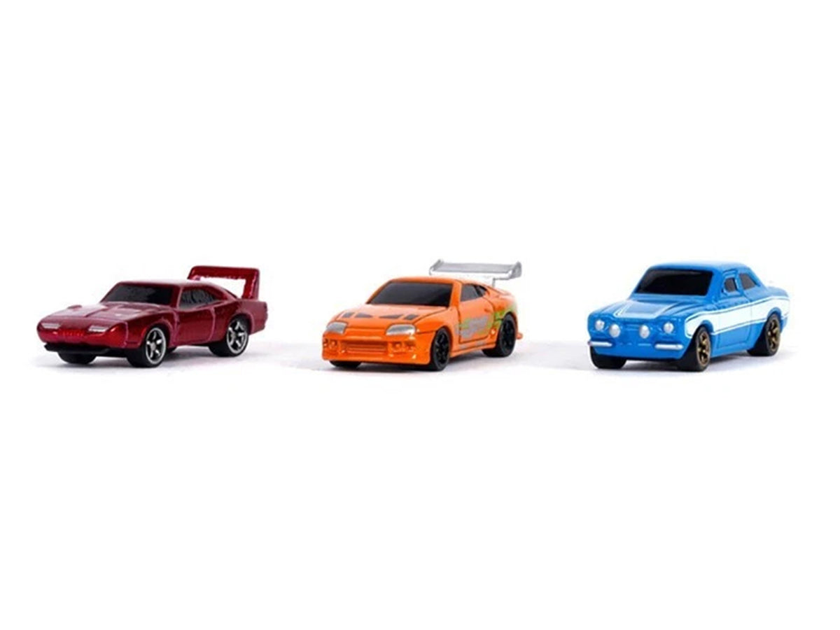 'Fast & Furious 25th Anniversary' 3 piece Set #2 'Nano Hollywood Rides' Diecast Model Cars by Jada
