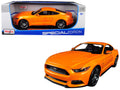 2015 Ford Mustang GT 5.0 Orange Metallic 'Special Edition' 1/18 Diecast Model Car by Maisto