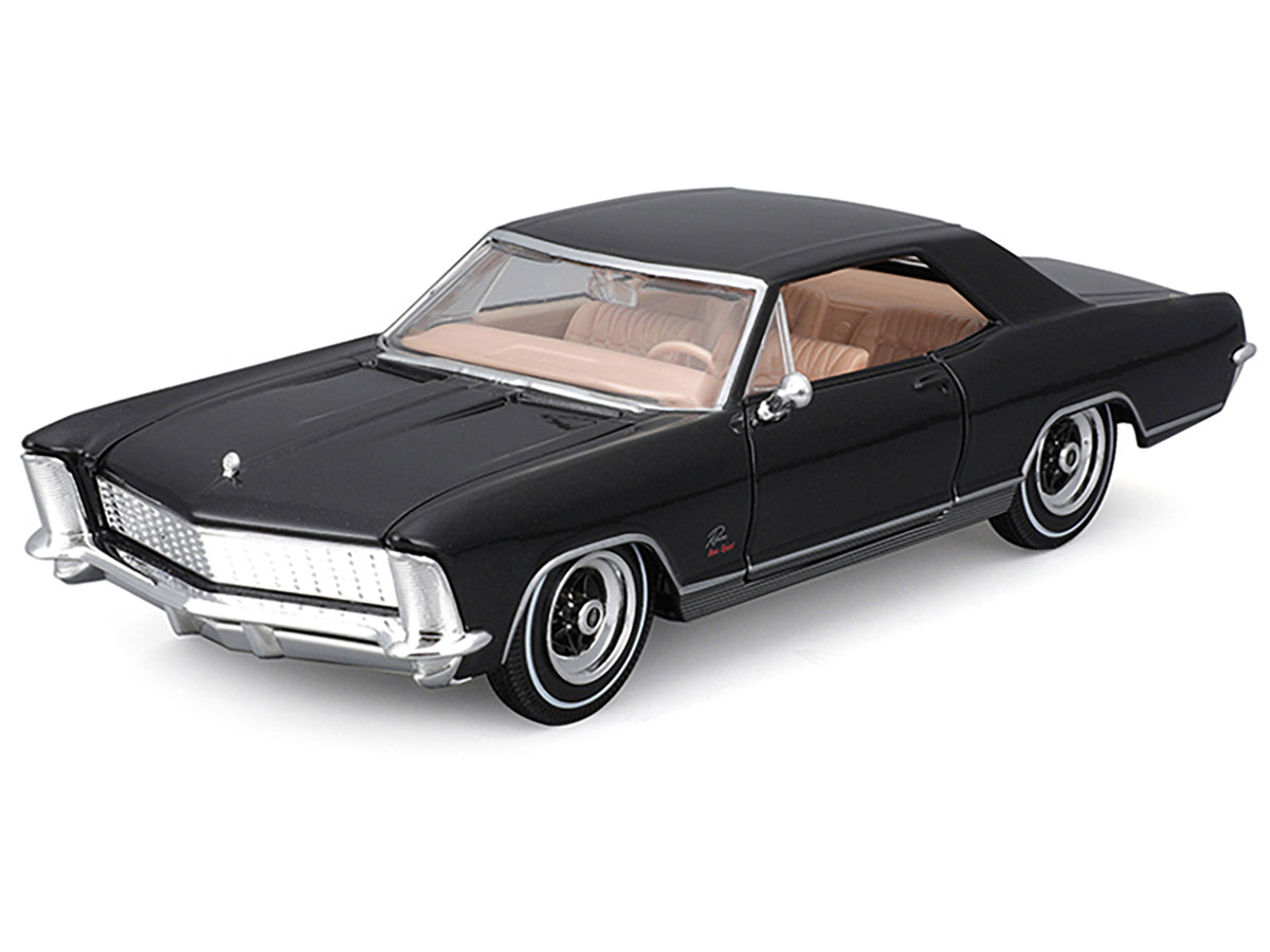 1965 Buick Riviera Gran Sport Black Metallic 'Special Edition' Series 1/26 Diecast Model Car by Maisto