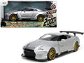 2009 Nissan GT-R (R35) Ben Sopra Silver 'I Love the 2000's' Series 1/24 Diecast Model Car by Jada