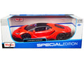 Lamborghini Centenario Orange with Matt Black Top 'Special Edition' 1/18 Diecast Model Car by Maisto