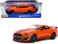 2020 Ford Mustang Shelby GT500 Orange with Black Stripes 'Special Edition' 1/18 Diecast Model Car by Maisto