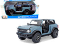 2021 Ford Bronco Badlands Blue 'Special Edition' 1/18 Diecast Model Car by Maisto