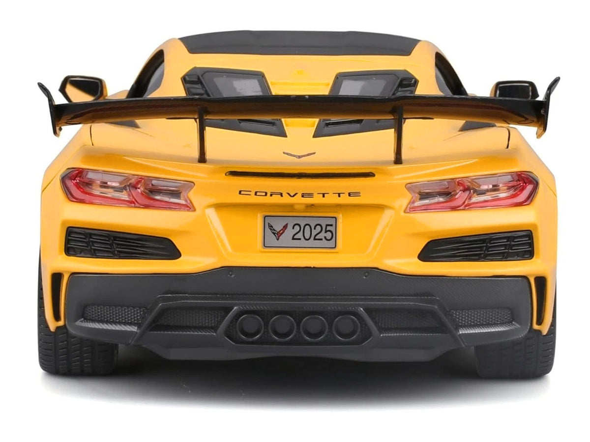 Chevrolet Corvette ZR1 Coupe Yellow with Carbon Top 'Special Edition' Series 1/18 Diecast Model Car by Maisto