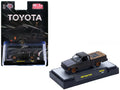 1985 Toyota SR5 Pickup Truck 'Slammed Custom' Matt Gray with Carbon Hood Limited Edition to 10890 pieces Worldwide 1/64 Diecast Model Car by M2 Machines