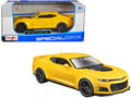 2017 Chevrolet Camaro ZL1 Yellow Metallic 'Special Edition' 1/24 Diecast Model Car by Maisto