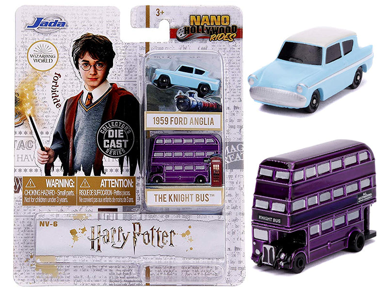 'Harry Potter' 2 piece Set 'Nano Hollywood Rides' Diecast Models by Jada