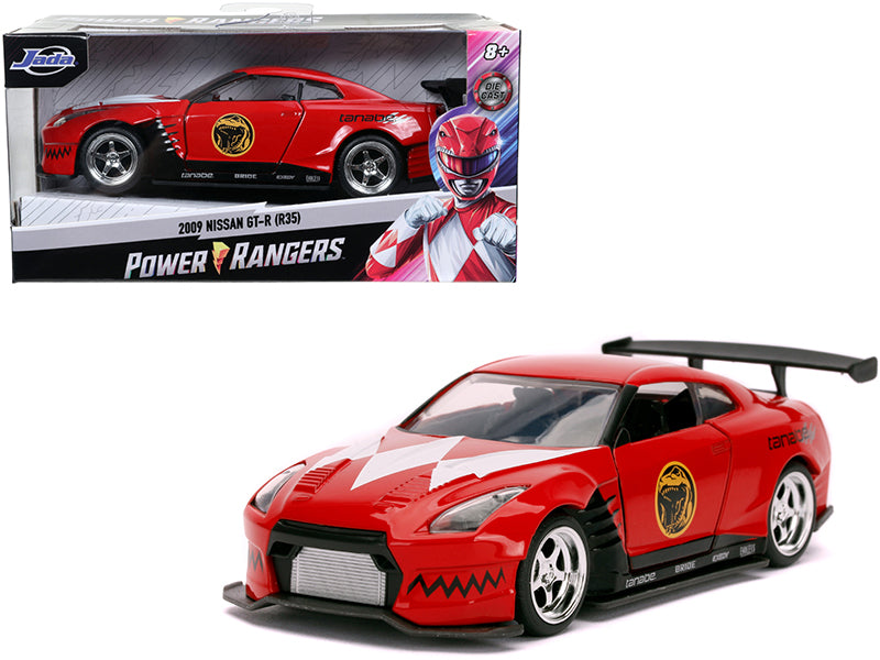 2009 Nissan GT-R (R35) Red Red Ranger's 'Power Rangers' 1/32 Diecast Model Car by Jada