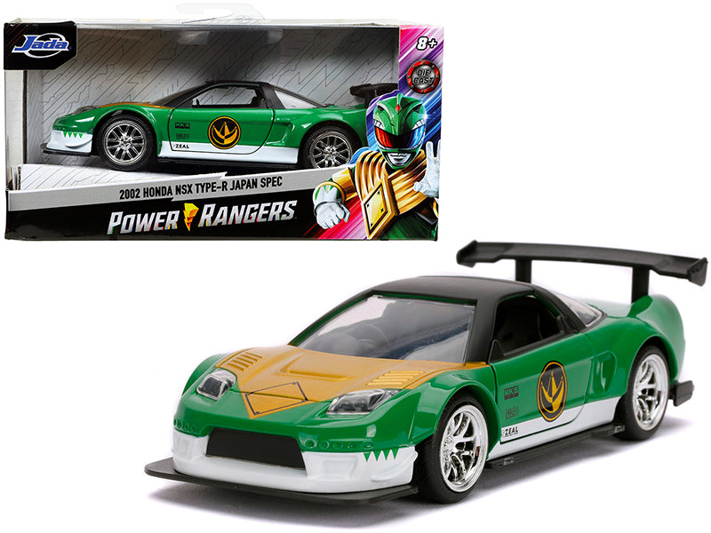 2002 Honda NSX Type-R Japan Spec Green Ranger 'Power Rangers' 1/32 Diecast Model Car by Jada