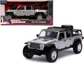 2020 Jeep Gladiator Pickup Truck Silver with Black Top 'Fast & Furious' Series 1/24 Diecast Model Car by Jada
