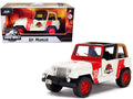 Jeep Wrangler #18 'Jurassic Park' Red and Beige 'Jurassic World' 1/32 Diecast Model Car by Jada