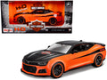 2017 Chevrolet Camaro ZL1 Orange and Black 'Harley Davidson' 'H-D Custom' Series 1/24 Diecast Model Car by Maisto