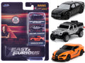 'Fast & Furious 9' (2021) Movie 3 piece Set 'Nano Hollywood Rides' Series Diecast Model Cars by Jada