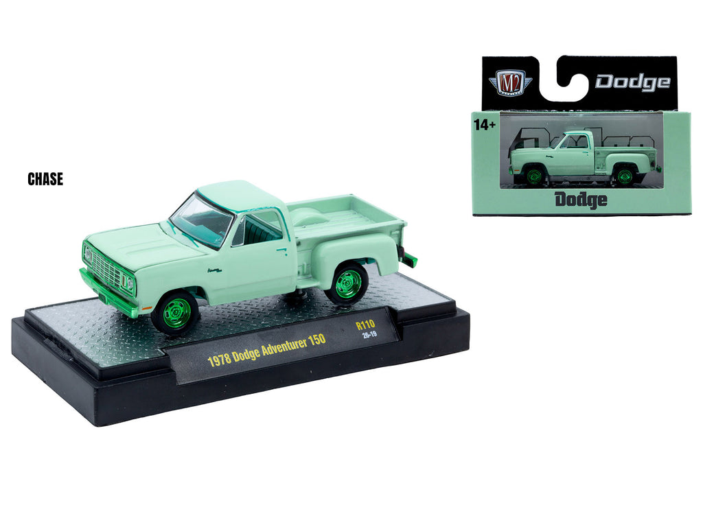 'Auto-Thentics' 6 piece Set Release 110 IN DISPLAY CASES Limited Edition 1/64 Diecast Model Cars by M2 Machines