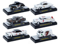 'Auto-Thentics' 6 piece Set Release S154 IN DISPLAY CASES Limited Edition 1/64 Diecast Model Cars by M2 Machines
