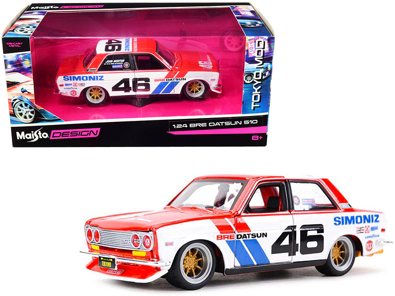 Datsun 510 #46 'Simoniz' BRE (Brock Racing Enterprises) 'Tokyo Mod' 1/24 Diecast Model Car by Maisto