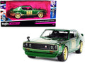 1973 Nissan Skyline 2000GT-R (KPGC110) #73 Green Metallic with Gold Stripes 'Tokyo Mod' Series 1/24 Diecast Model Car by Maisto