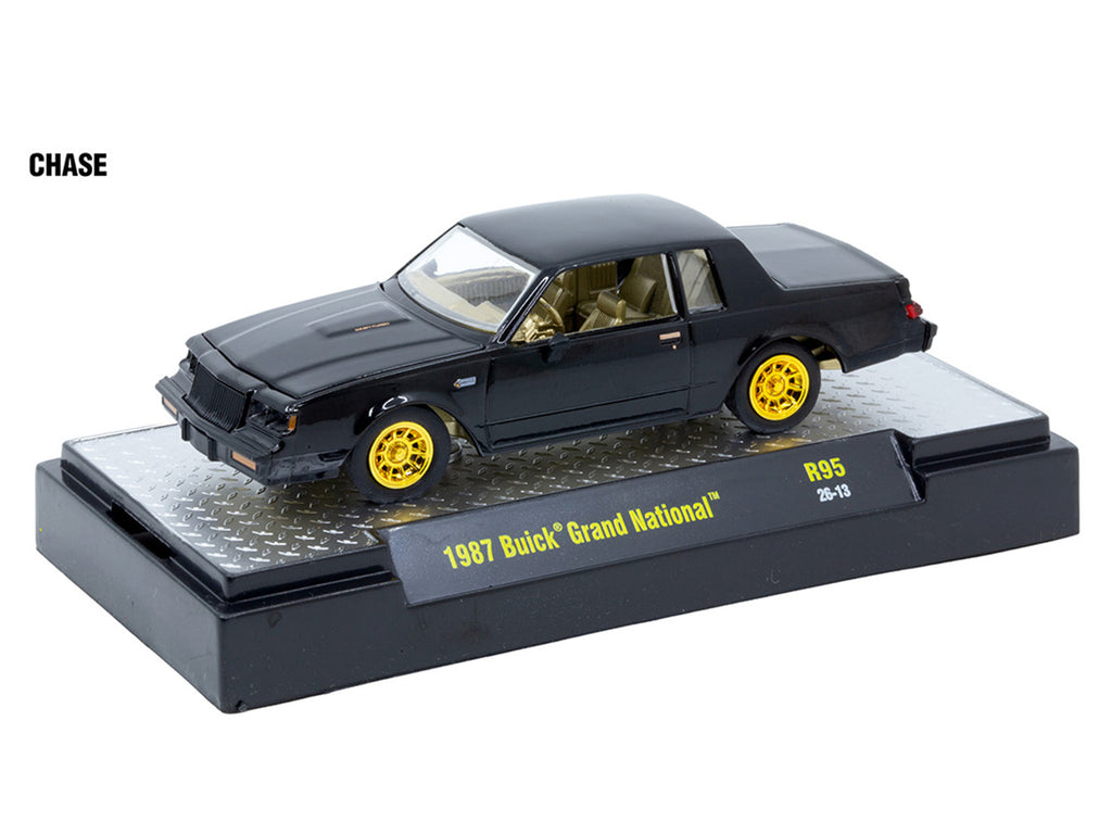 'Auto Meets' Set of 6 Cars IN DISPLAY CASES Release 95 Limited Edition 1/64 Diecast Model Cars by M2 Machines