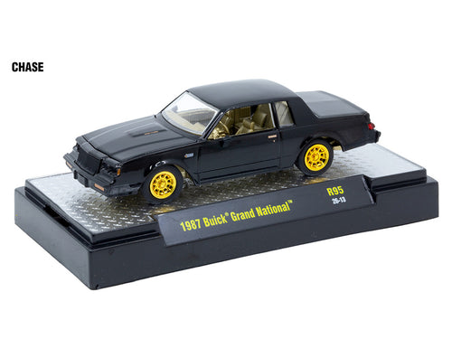 'Auto Meets' Set of 6 Cars IN DISPLAY CASES Release 95 Limited Edition 1/64 Diecast Model Cars by M2 Machines