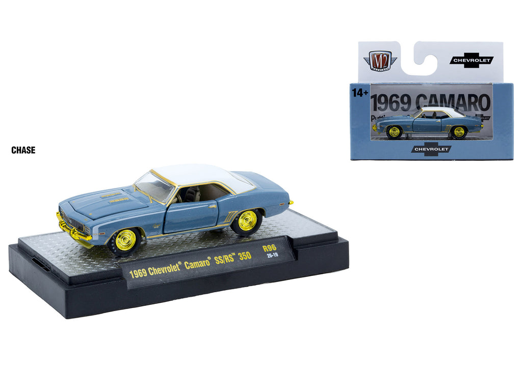 'Auto Meets' Set of 6 Cars IN DISPLAY CASES Release 96 Limited Edition 1/64 Diecast Model Cars by M2 Machines