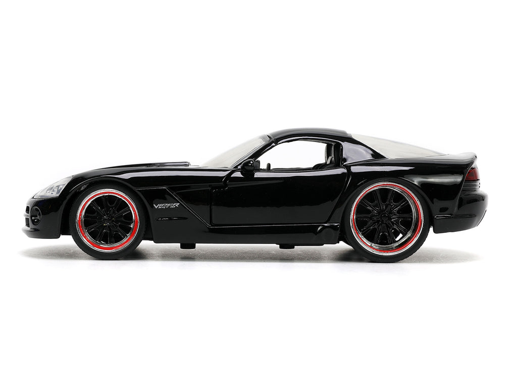 Letty's Dodge Viper SRT 10 Black 'Furious 7' (2015) Movie 'Fast & Furious' Series 1/32 Diecast Model Car by Jada