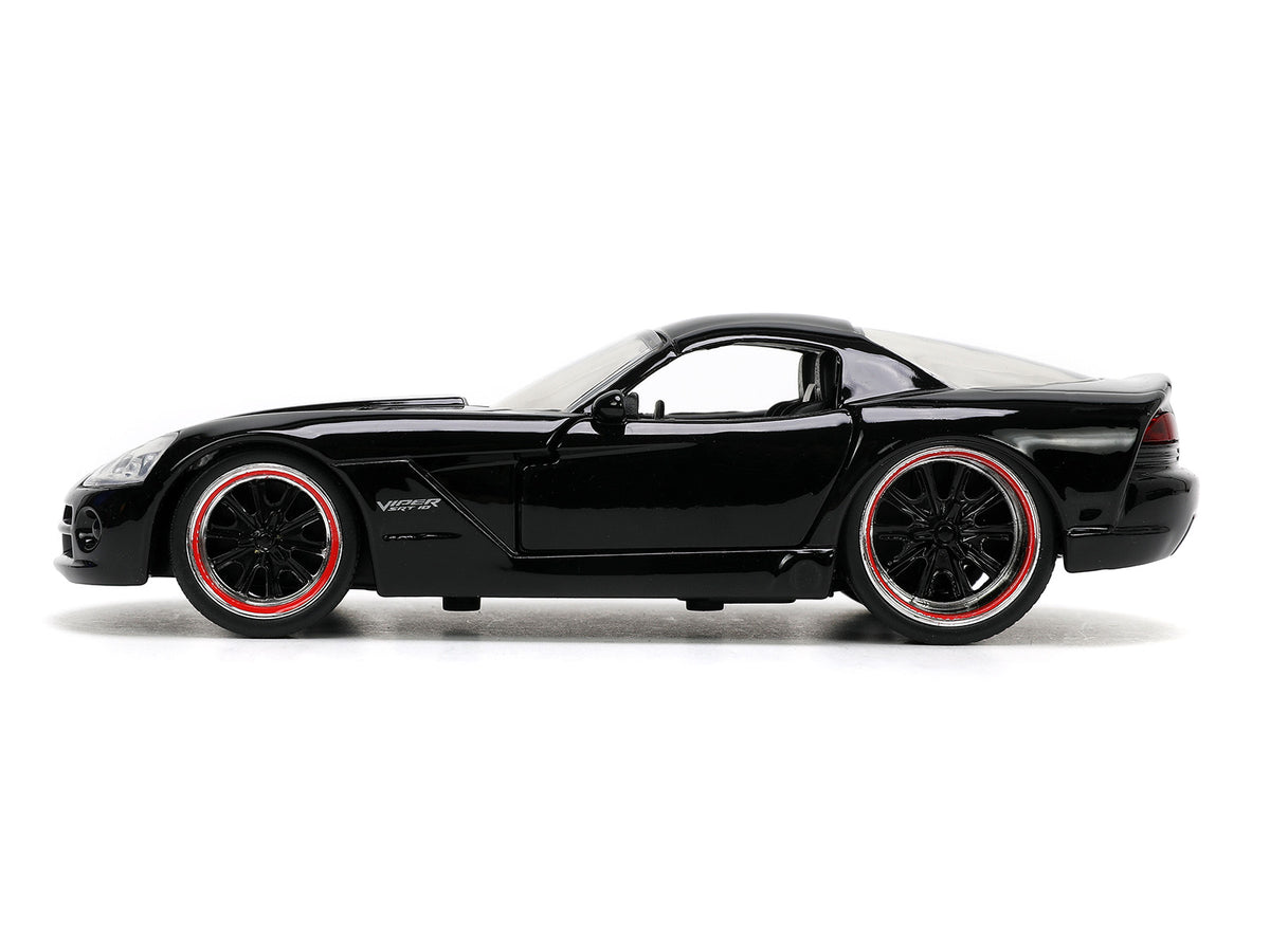 Letty's Dodge Viper SRT 10 Black 'Furious 7' (2015) Movie 'Fast & Furious' Series 1/32 Diecast Model Car by Jada