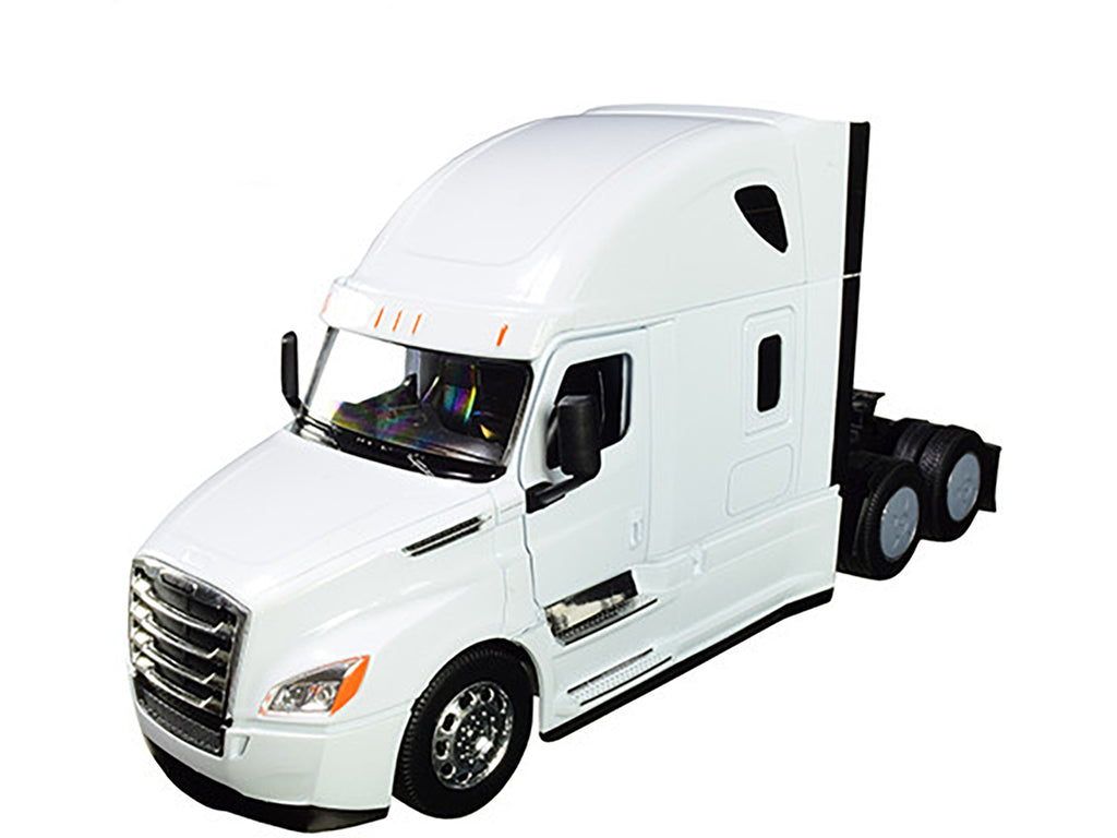 Freightliner Cascadia Truck White 'Transporter' 1/32 Diecast Model by Welly