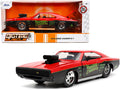 1970 Dodge Charger R/T 'Voodoo Charger' Red and Black 'Bigtime Muscle' Series 1/24 Diecast Model Car by Jada