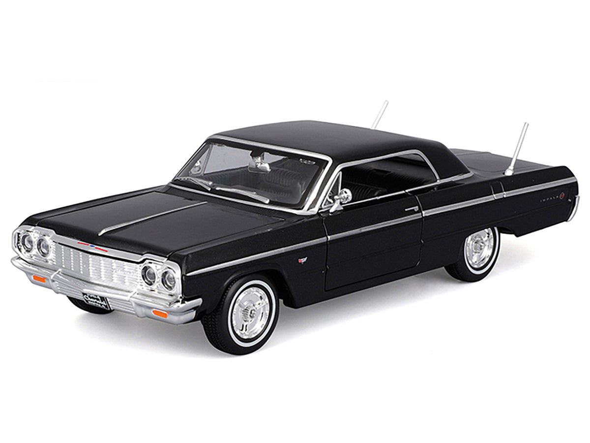 1964 Chevrolet Impala SS Black 'Special Edition' Series 1/26 Diecast Model Car by Maisto