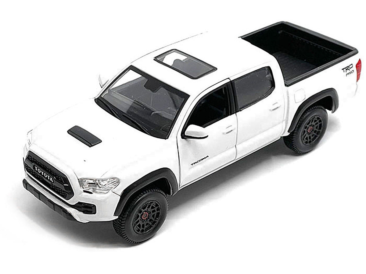 2023 Toyota Tacoma TRD PRO Pickup Truck White with Sunroof 'Special Edition' Series 1/27 Diecast Model Car by Maisto