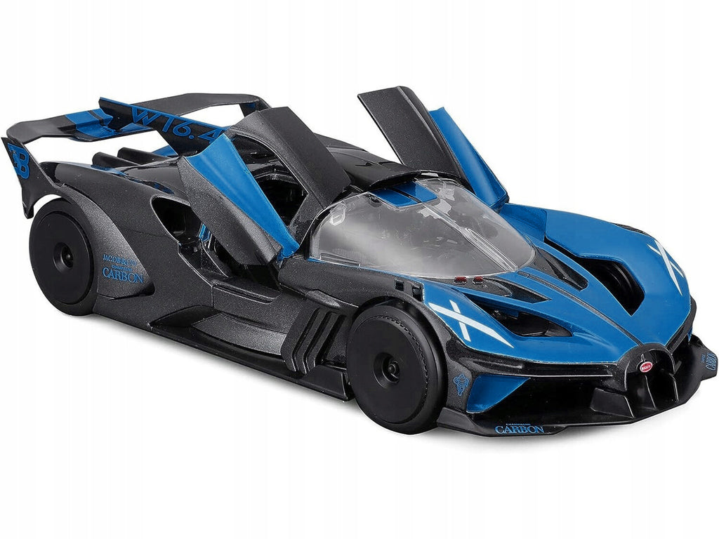 Bugatti Bolide Blue and Black Metallic 'Special Edition' Series 1/24 Diecast Model Car by Maisto
