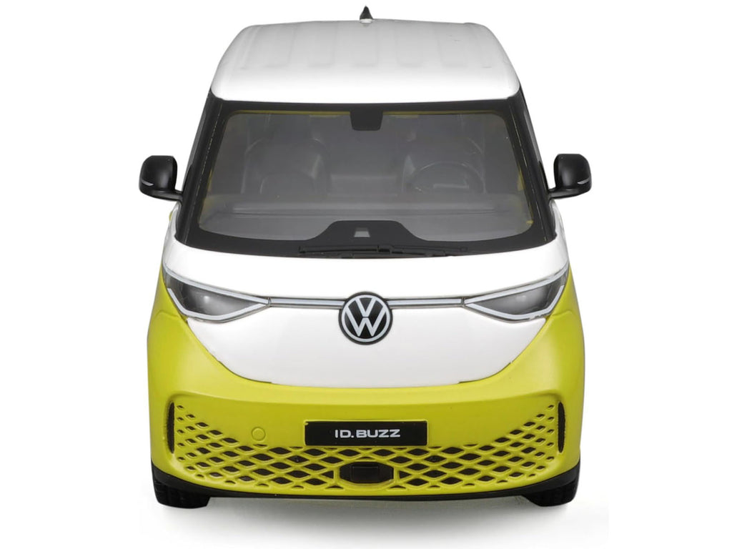 2023 Volkswagen ID. Buzz Van Yellow and White 'Special Edition' Series 1/24 Diecast Model Car by Maisto