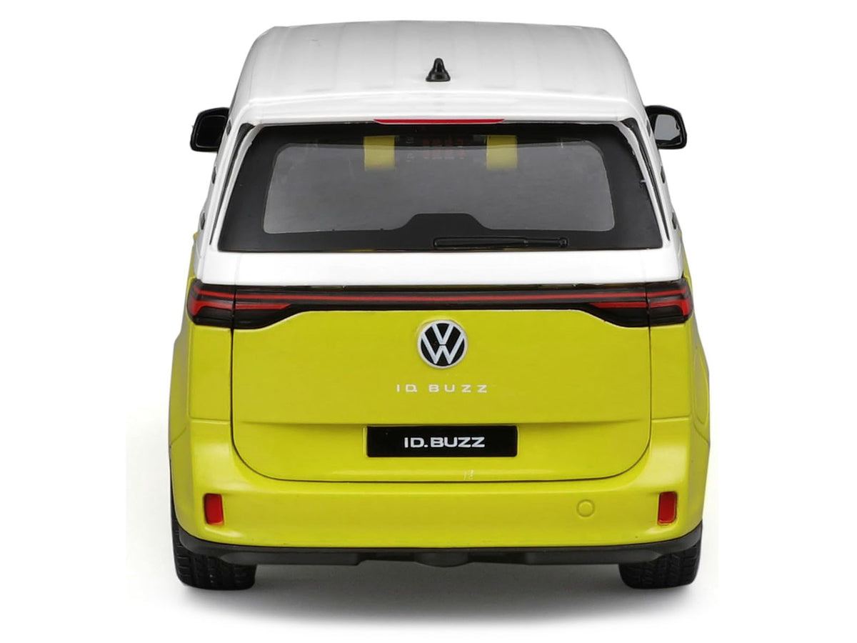 2023 Volkswagen ID. Buzz Van Yellow and White 'Special Edition' Series 1/24 Diecast Model Car by Maisto