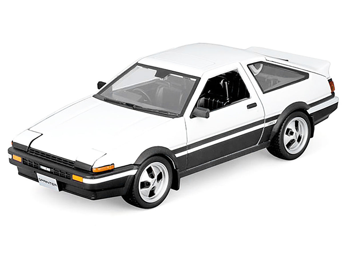 Toyota Sprinter Trueno AE86 RHD (Right Hand Drive) White with Black Stripes 'Special Edition' Series 1/24 Diecast Model Car by Maisto