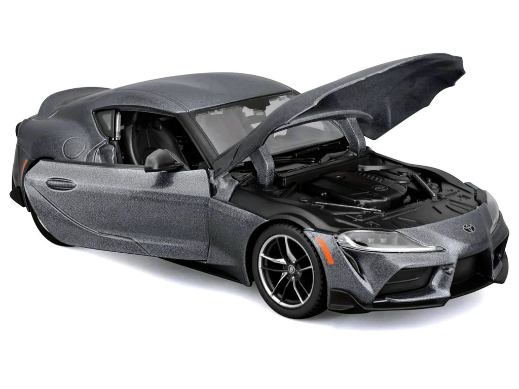 Toyota GR Supra Gray Metallic 'Special Edition' Series 1/24 Diecast Model Car by Maisto