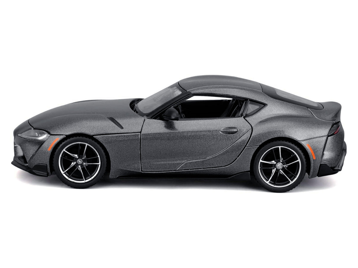Toyota GR Supra Gray Metallic 'Special Edition' Series 1/24 Diecast Model Car by Maisto