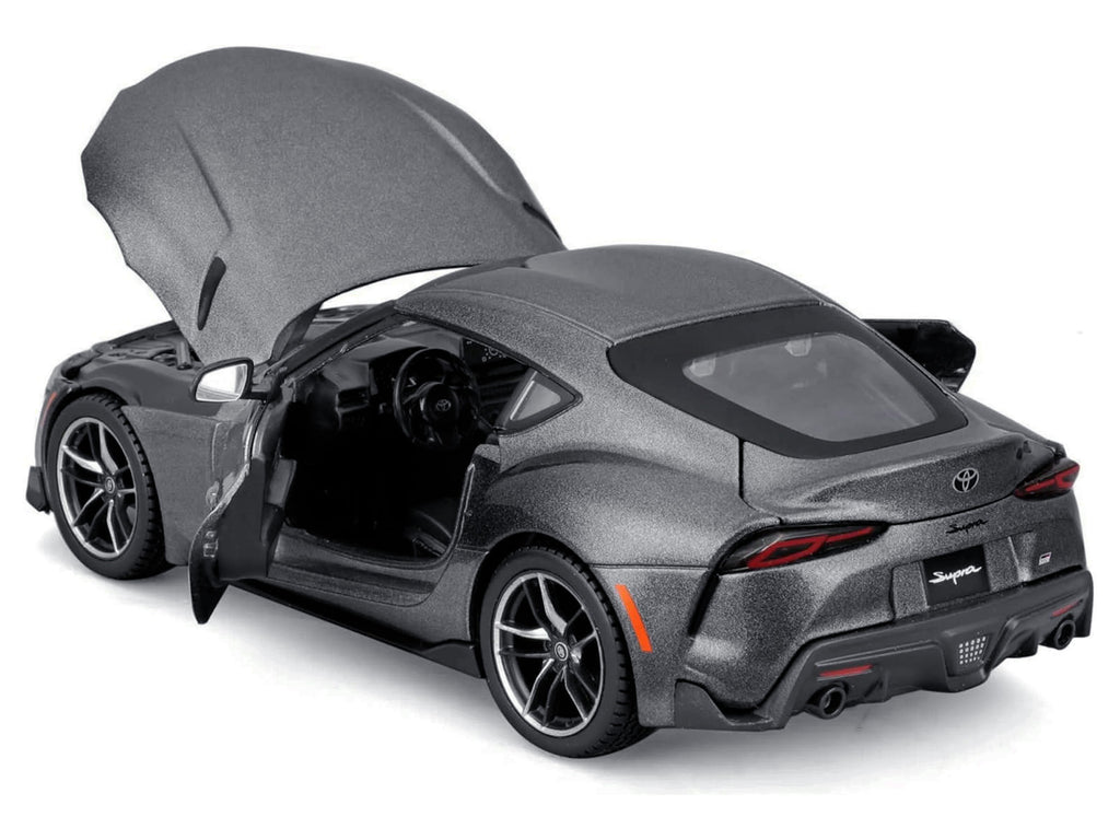 Toyota GR Supra Gray Metallic 'Special Edition' Series 1/24 Diecast Model Car by Maisto