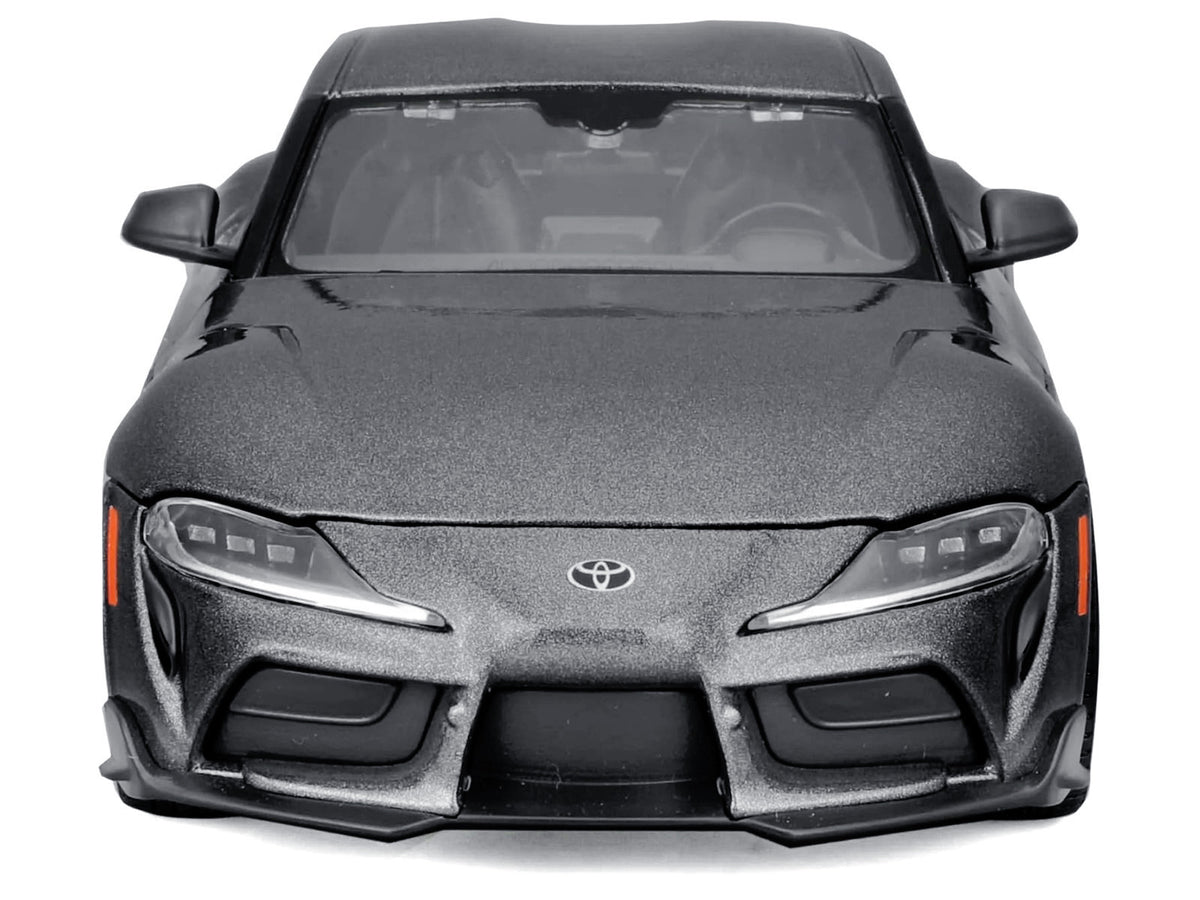 Toyota GR Supra Gray Metallic 'Special Edition' Series 1/24 Diecast Model Car by Maisto