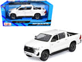 Toyota Hilux Pickup Truck White 'Special Edition' Series 1/27 Diecast Model Car by Maisto